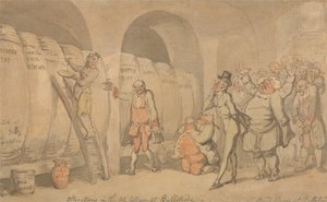 ブルストローデのエールセラーの改造 作： Thomas Rowlandson